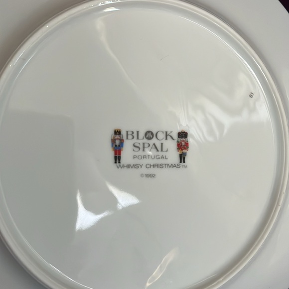 Block Spal Portugal “ Whimsy Christmas” Plate - Picture 3 of 5